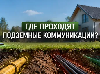 Как узнать, где под землёй проходят трубы, кабели и другие коммуникации?