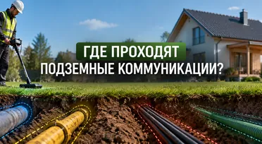 Как узнать, где под землёй проходят трубы, кабели и другие коммуникации?