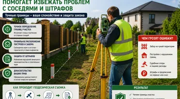 Как геодезическая съемка помогает избежать проблем с соседями и штрафов