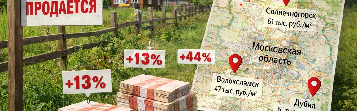 Как изменился рынок подмосковных дач за год