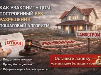 Как узаконить дом, построенный без разрешения: пошаговый алгоритм