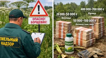 Какие штрафы предусмотрены за борщевик на участке в разных регионах России