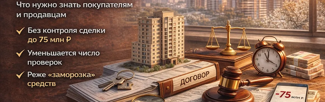 Изменение контроля сделок с недвижимостью с апреля 2026 года: что нужно знать покупателям и продавцам