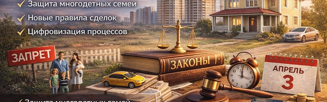 Что изменится в законах о недвижимости и ЖКХ с апреля 2026 года