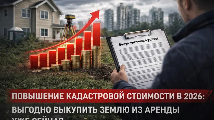 Повышение кадастровой стоимости в 2026 году: почему выгодно выкупить землю из аренды прямо сейчас