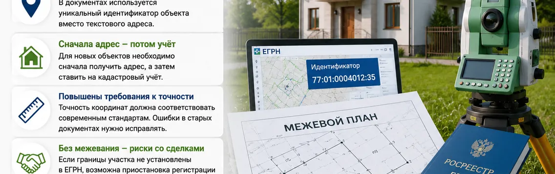 Новые правила кадастрового учёта в 2026 году: что изменилось для собственников