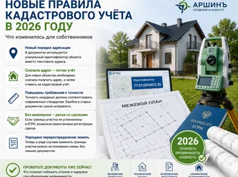 Новые правила кадастрового учёта в 2026 году: что изменилось для собственников