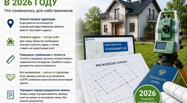 Новые правила кадастрового учёта в 2026 году: что изменилось для собственников